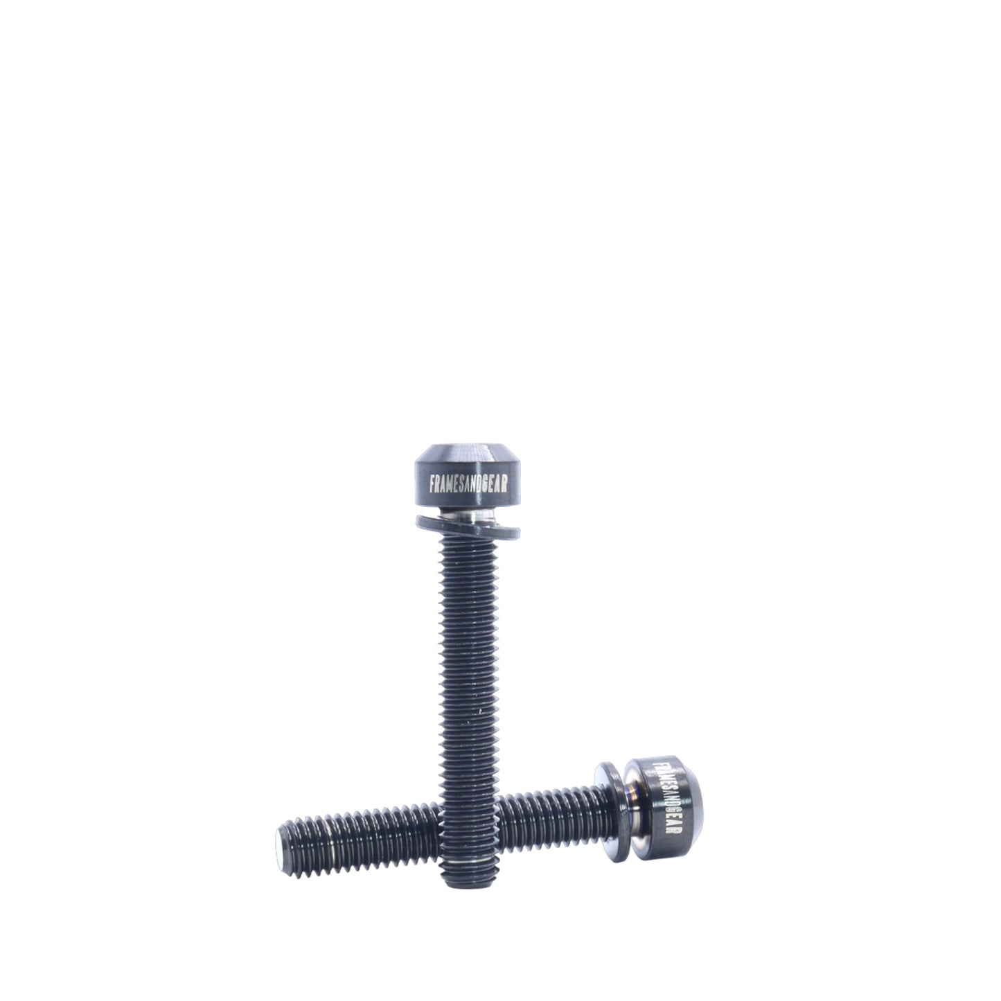 Framesandgear Titanium Computer Mount Bolts M5*30 Black (Cylindrical Head)