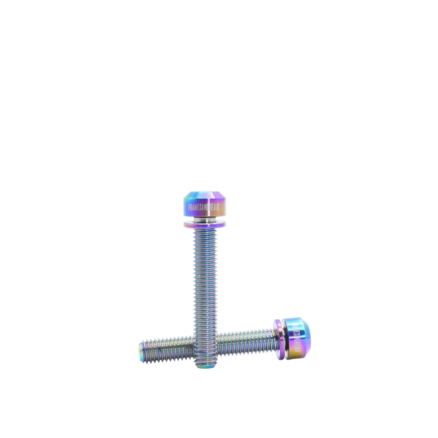 Framesandgear Titanium Computer Mount Bolts M5*30 Rainbow (Cylindrical Head)