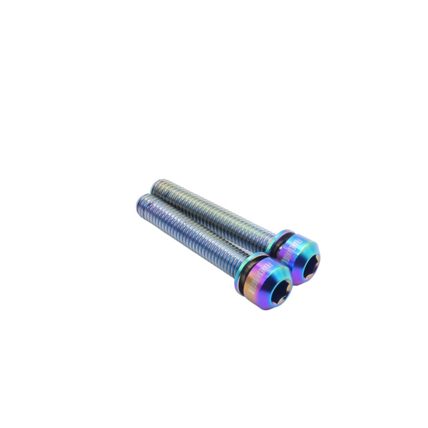 Framesandgear Titanium Computer Mount Bolts M5*30 Rainbow (Cylindrical Head)