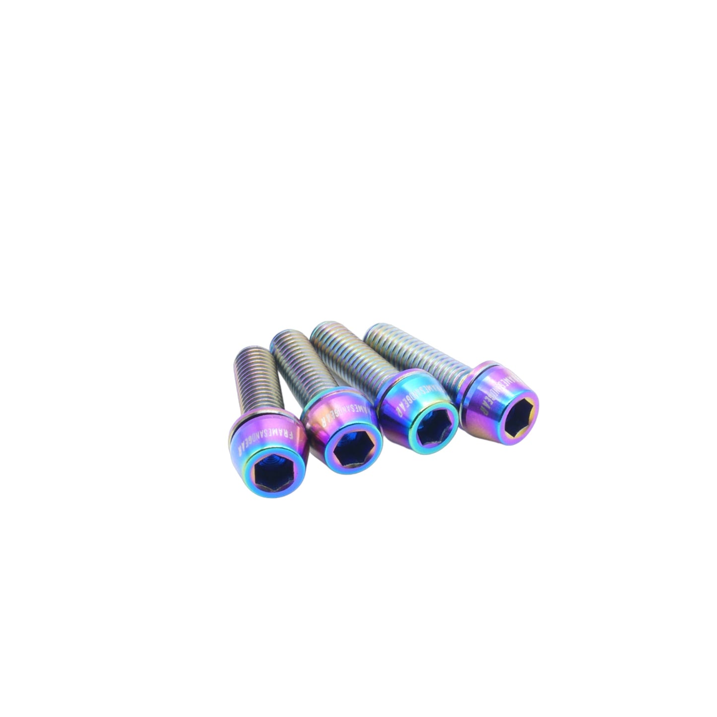 Framesandgear Titanium Computer Mount Bolts M5*18 Rainbow