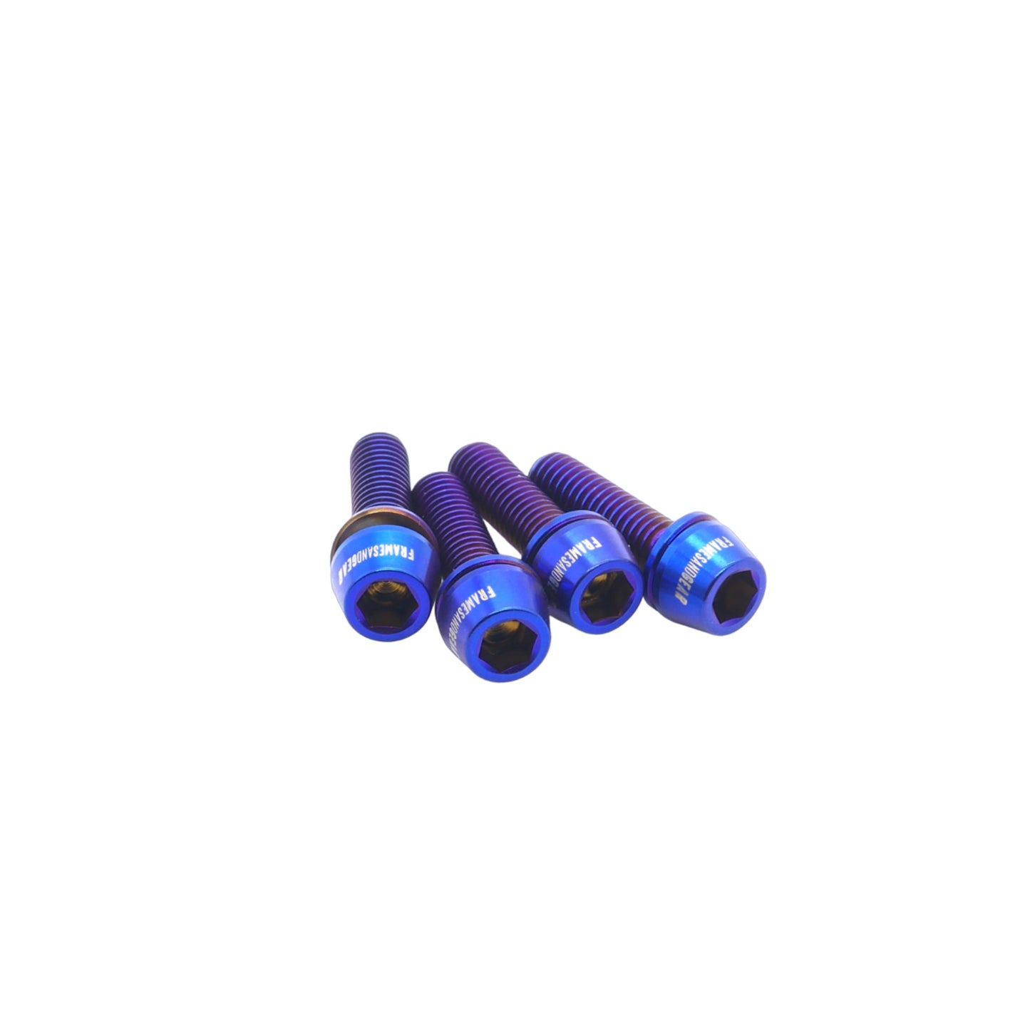 Framesandgear Titanium Computer Mount Bolts M5*18 Blue