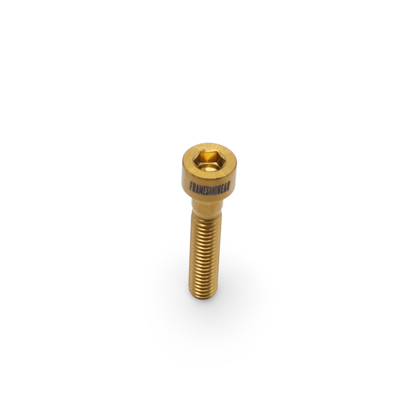 Framesandgear Titanium Top Cap Bolt M6*30 Gold (Cylindrical Head)