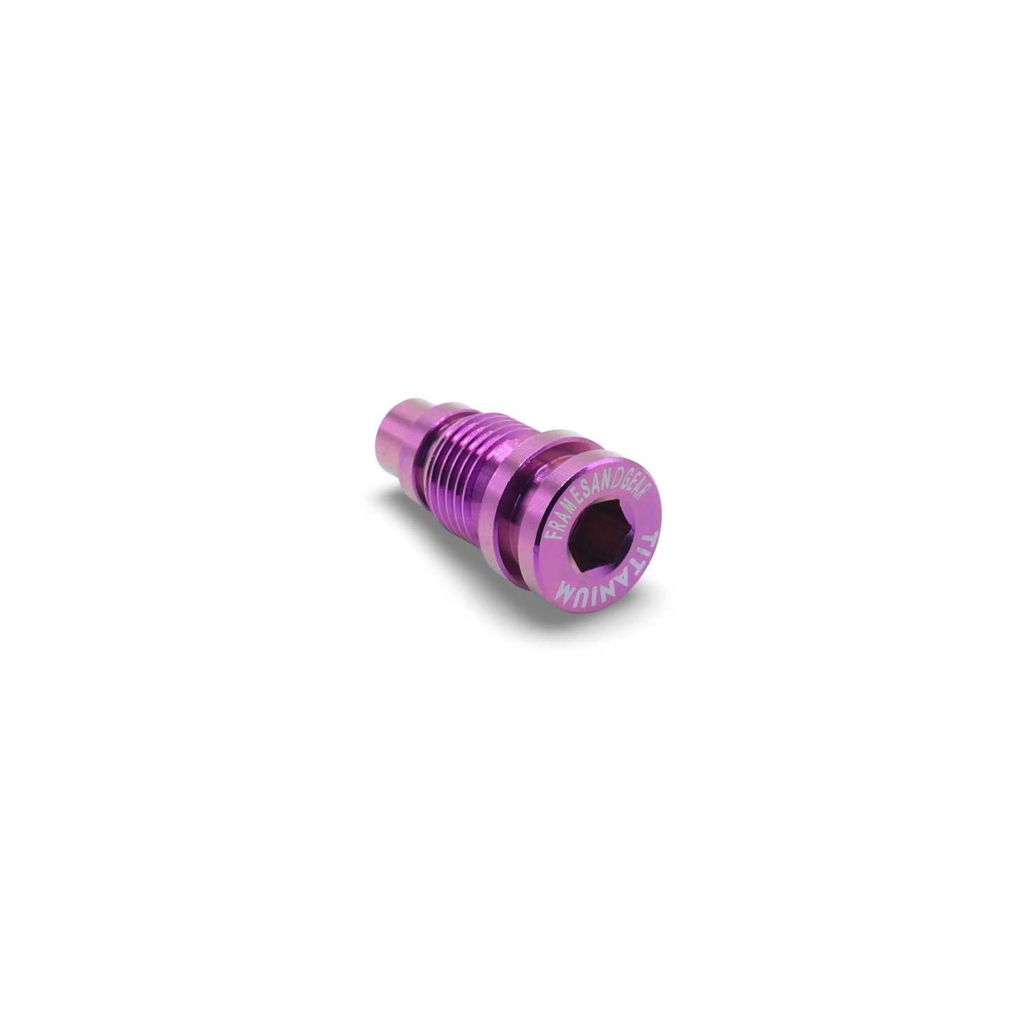 Framesandgear Titanium Derailleur Hanger Bolt for Shimano M7000 & M8000 SLX/ XT Clear Purple
