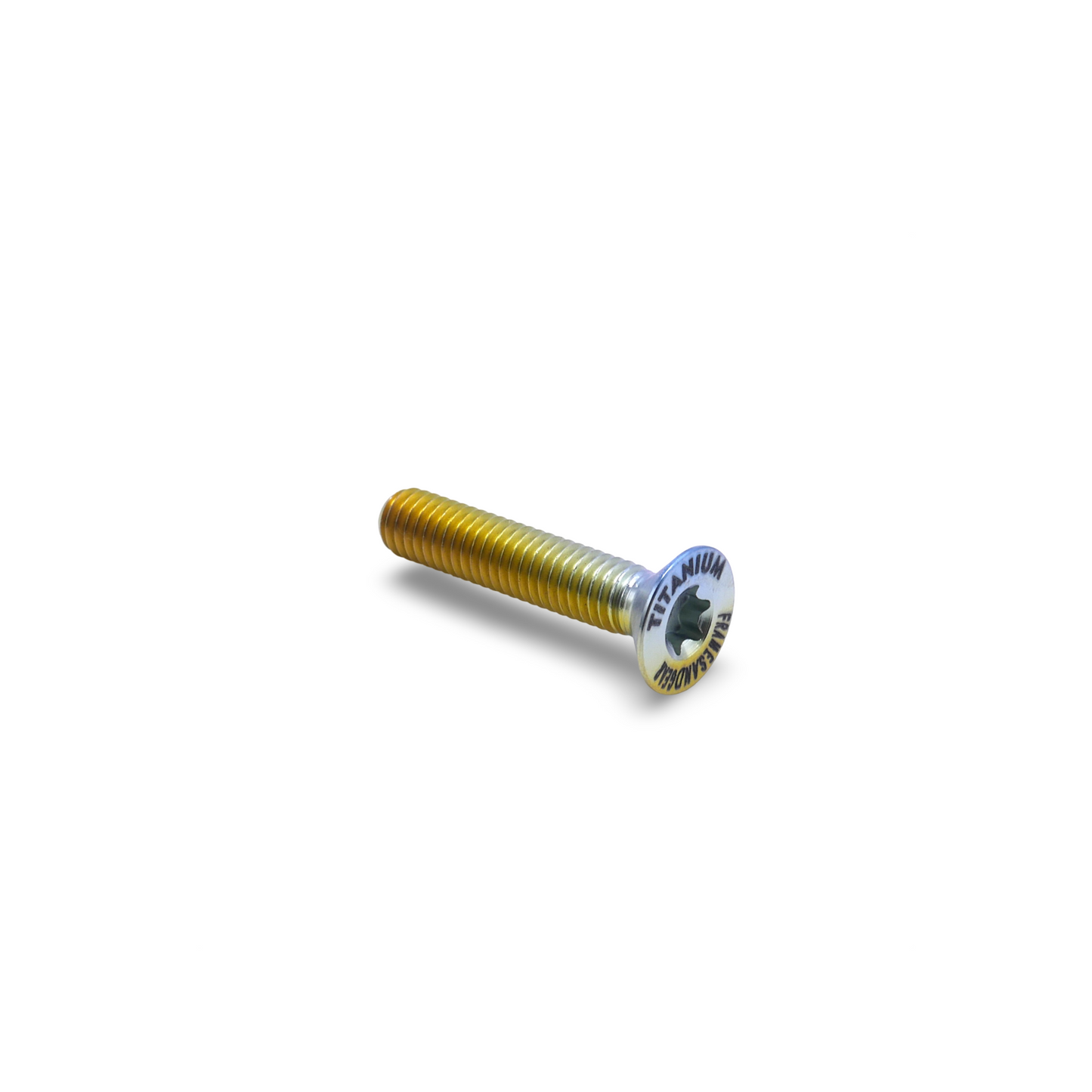 Framesandgear Titanium Top Cap Bolt M6*30 Gold Silver (flat head)