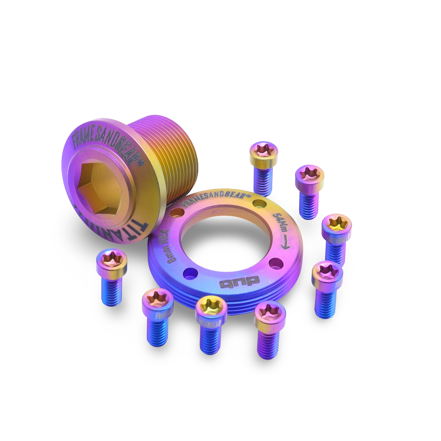 Framesandgear Titanium Bolt Kit for SRAM RED AXS Trout