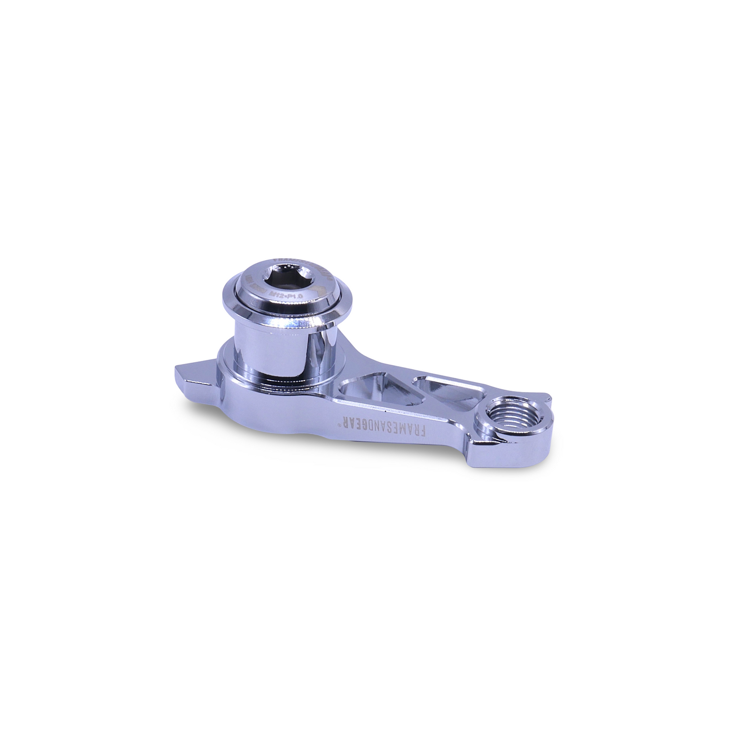 Framesandgear Disc Brake Direct Derailleur Hanger for UDH Systems (Shimano Shifting) Chrome