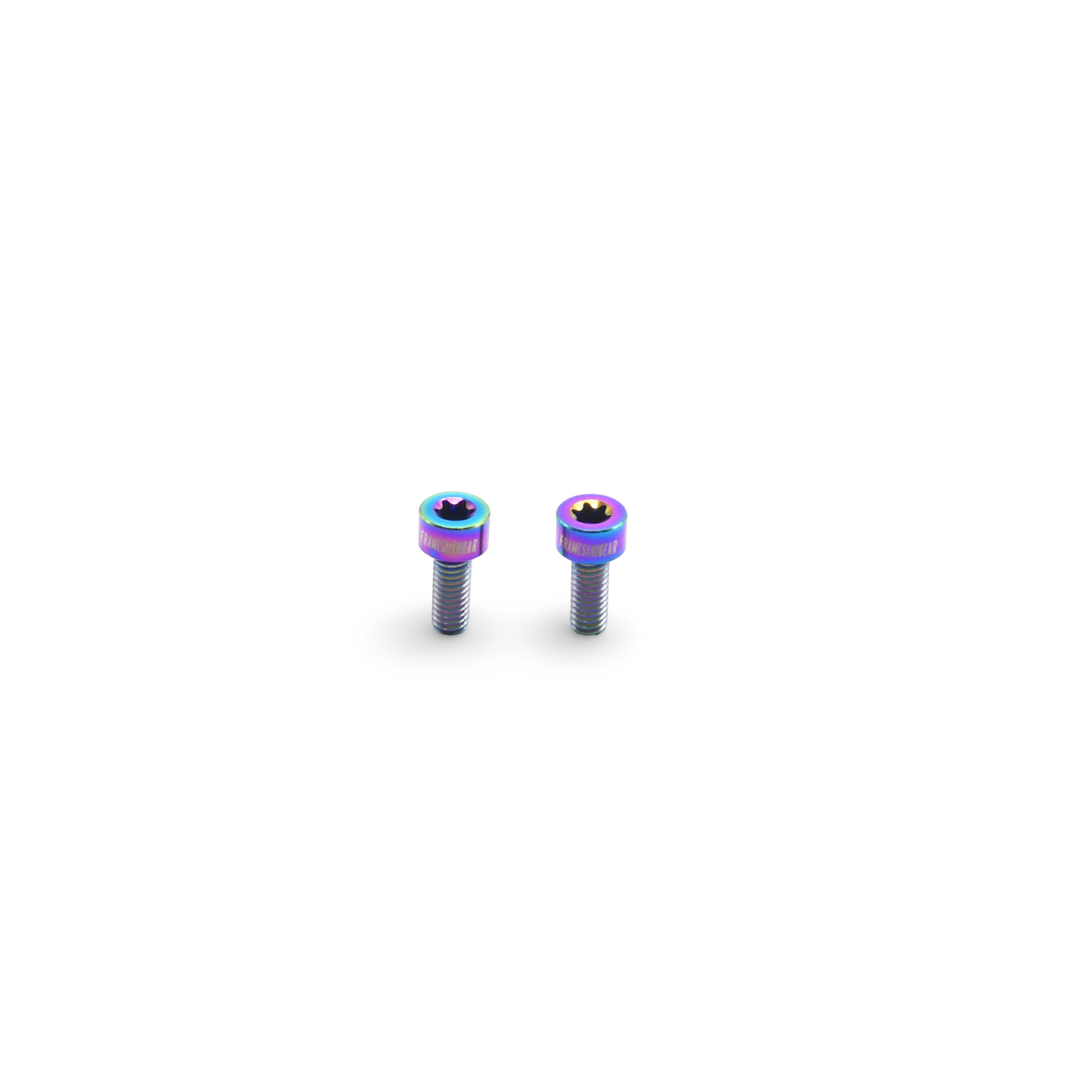 Framesandgear Titanium Computer Mount Side Bolts M4x10 Oilslick