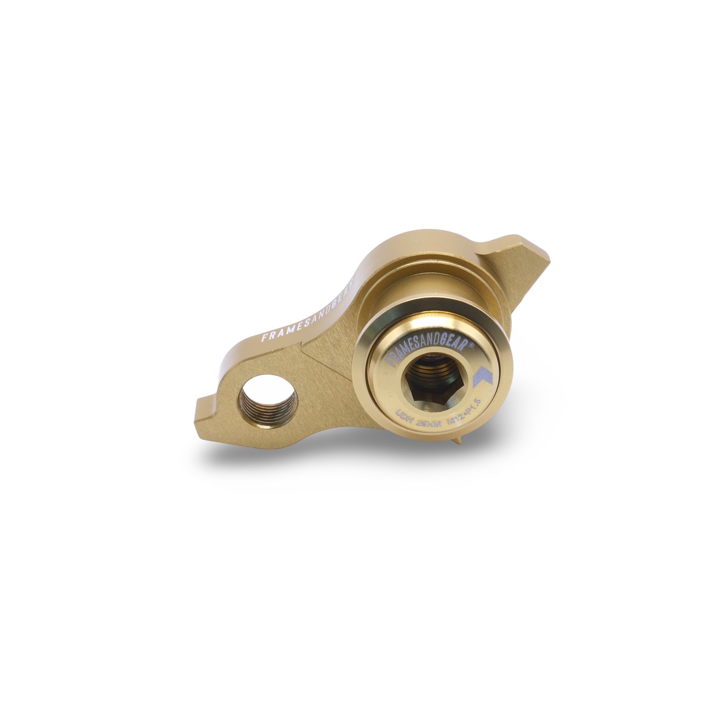 Framesandgear gold derailleur hanger for SRAM UDH-compatible bikes