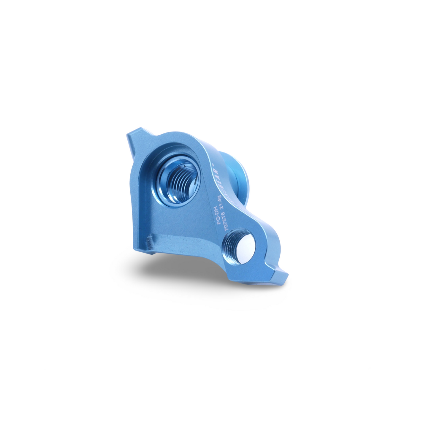 UDH replacement derailleur hanger in celeste for SRAM drivetrain