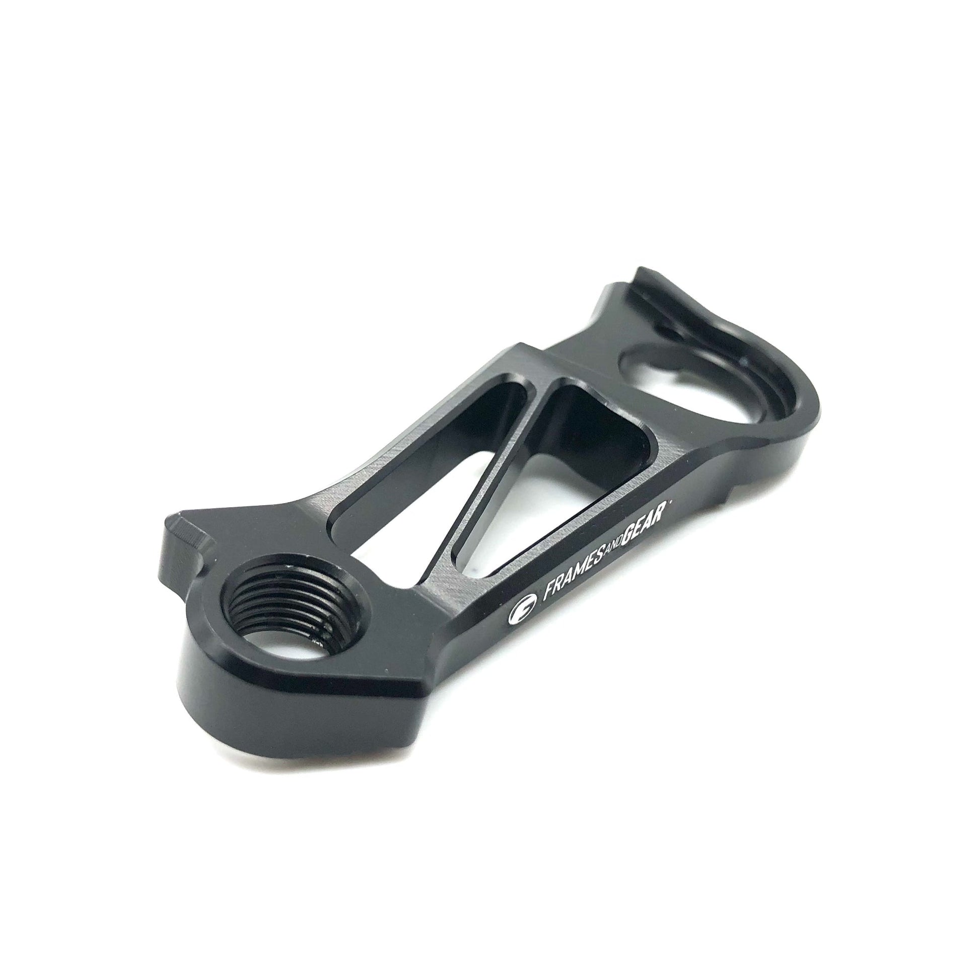 Close-up of Canyon EP0716 derailleur hanger, highlighting direct mount design.