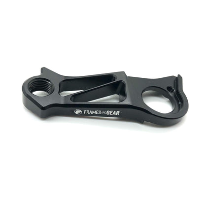 Black Canyon disc brake derailleur hanger, compatible with various Canyon models.