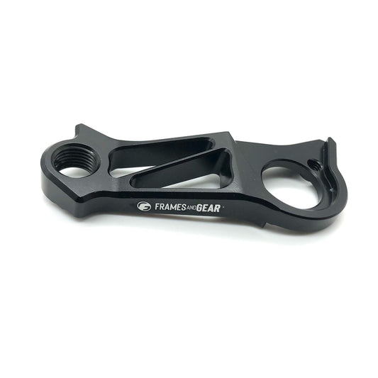 Black Canyon disc brake derailleur hanger, compatible with various Canyon models.