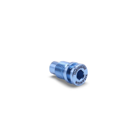 Titanium Derailleur Hanger Bolt Clear Blue