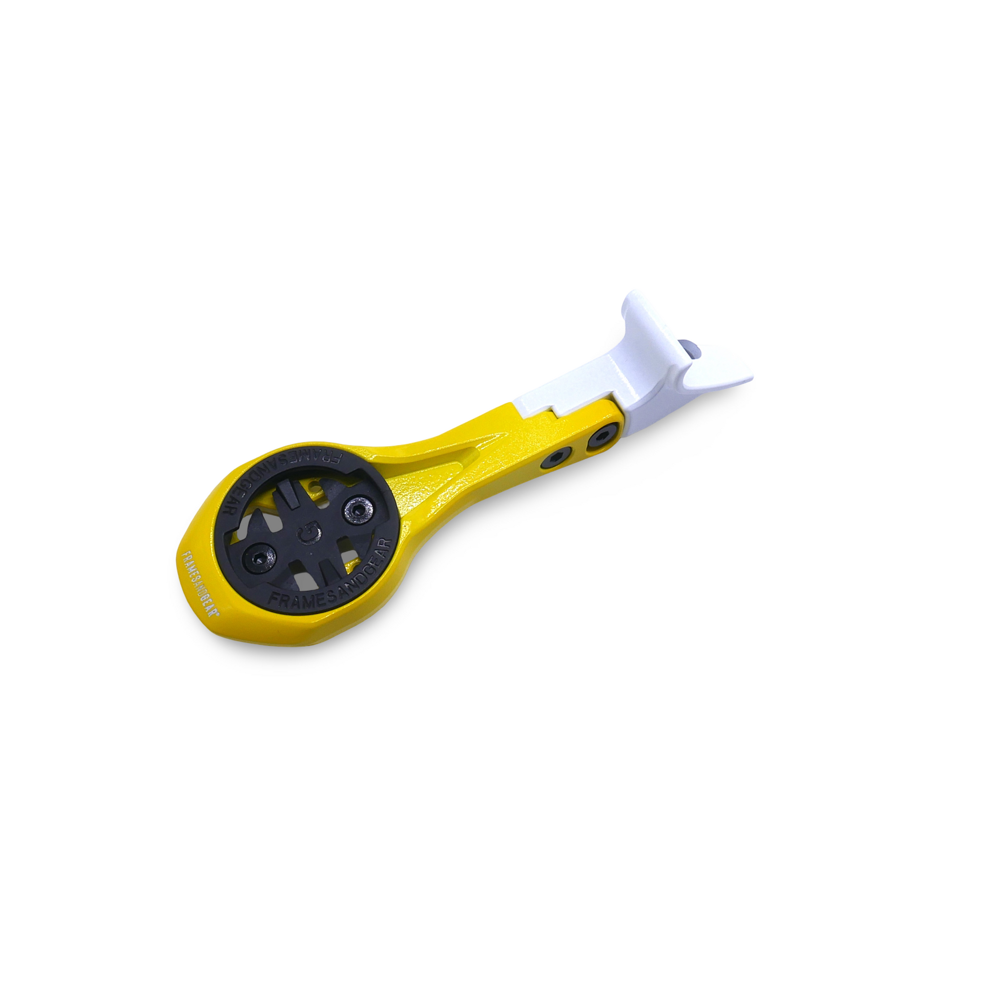 Framesandgear Aero Computer Mount for Colnago C68 (CC.01) White Neon Yellow