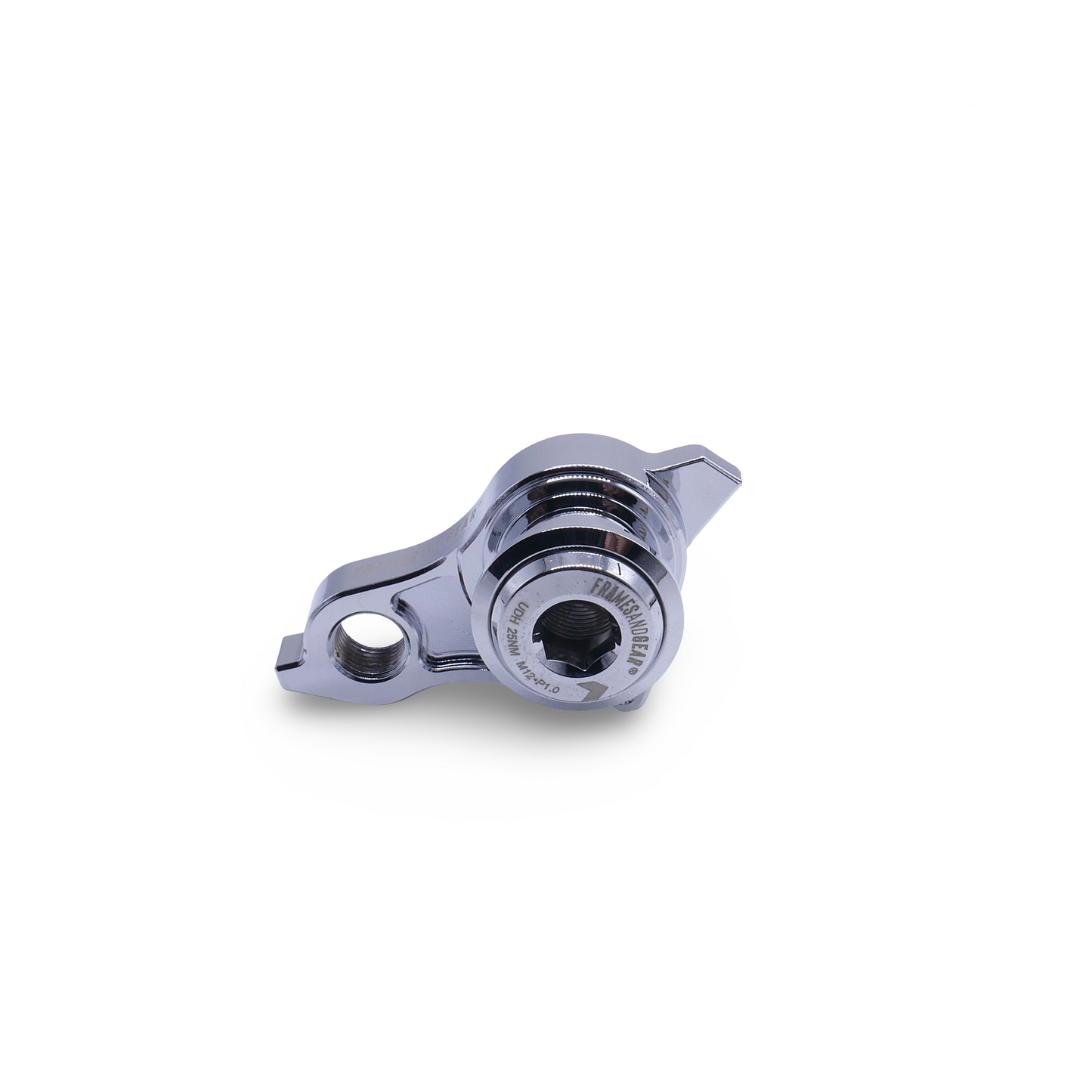 Framesandgear Derailleur Hanger for UDH Systems (SRAM Shifting and Shimano GRX 827) P1.0 Chrome