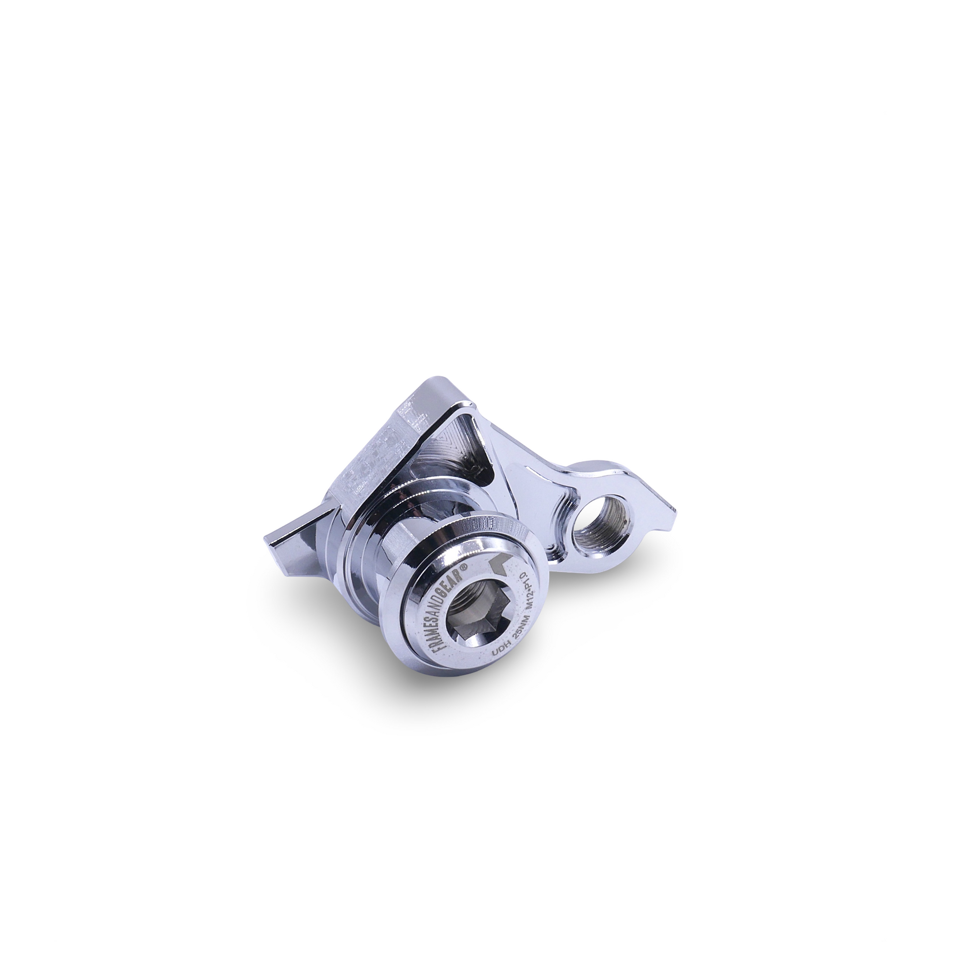 Framesandgear Derailleur Hanger for UDH Systems (SRAM Shifting and Shimano GRX 827) P1.0 Chrome