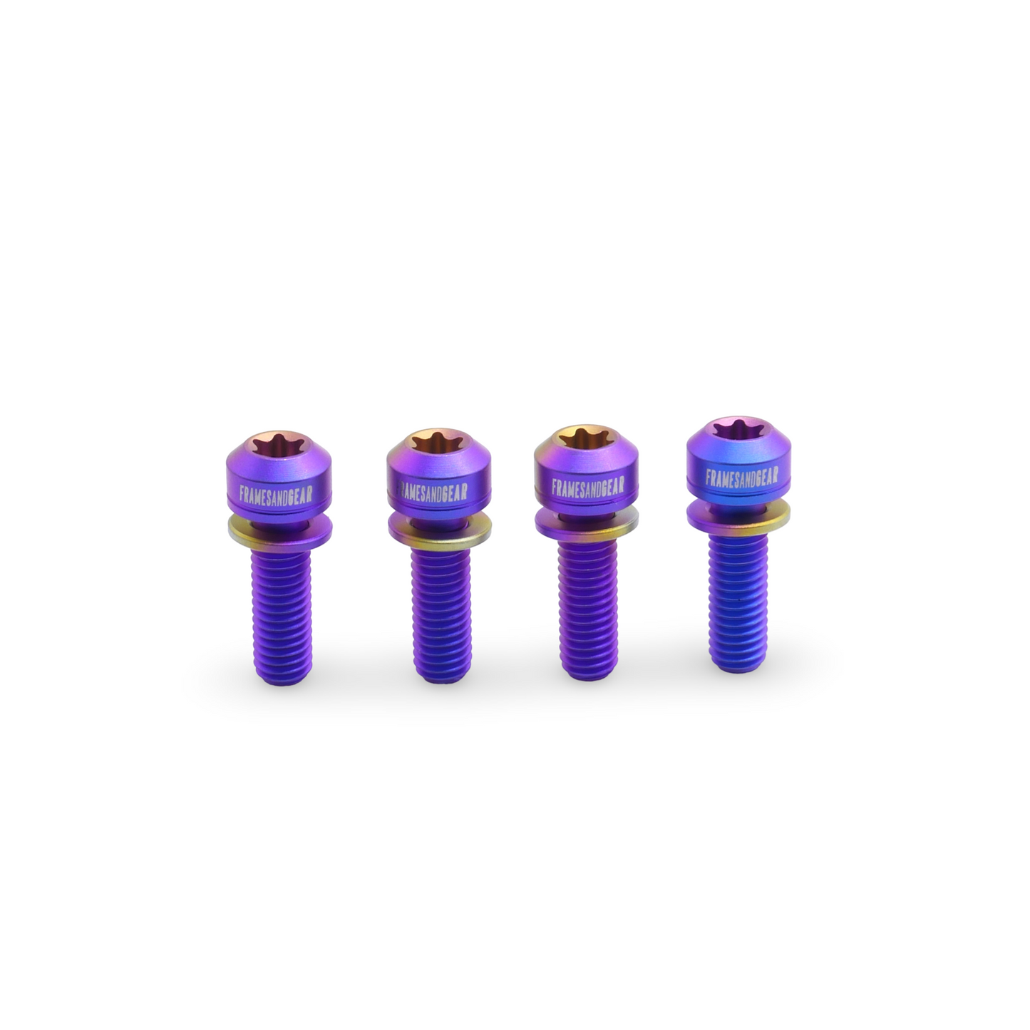 Framesandgear Titanium Computer Mount Bolts M5*16 Trout (Cylindrical Head)