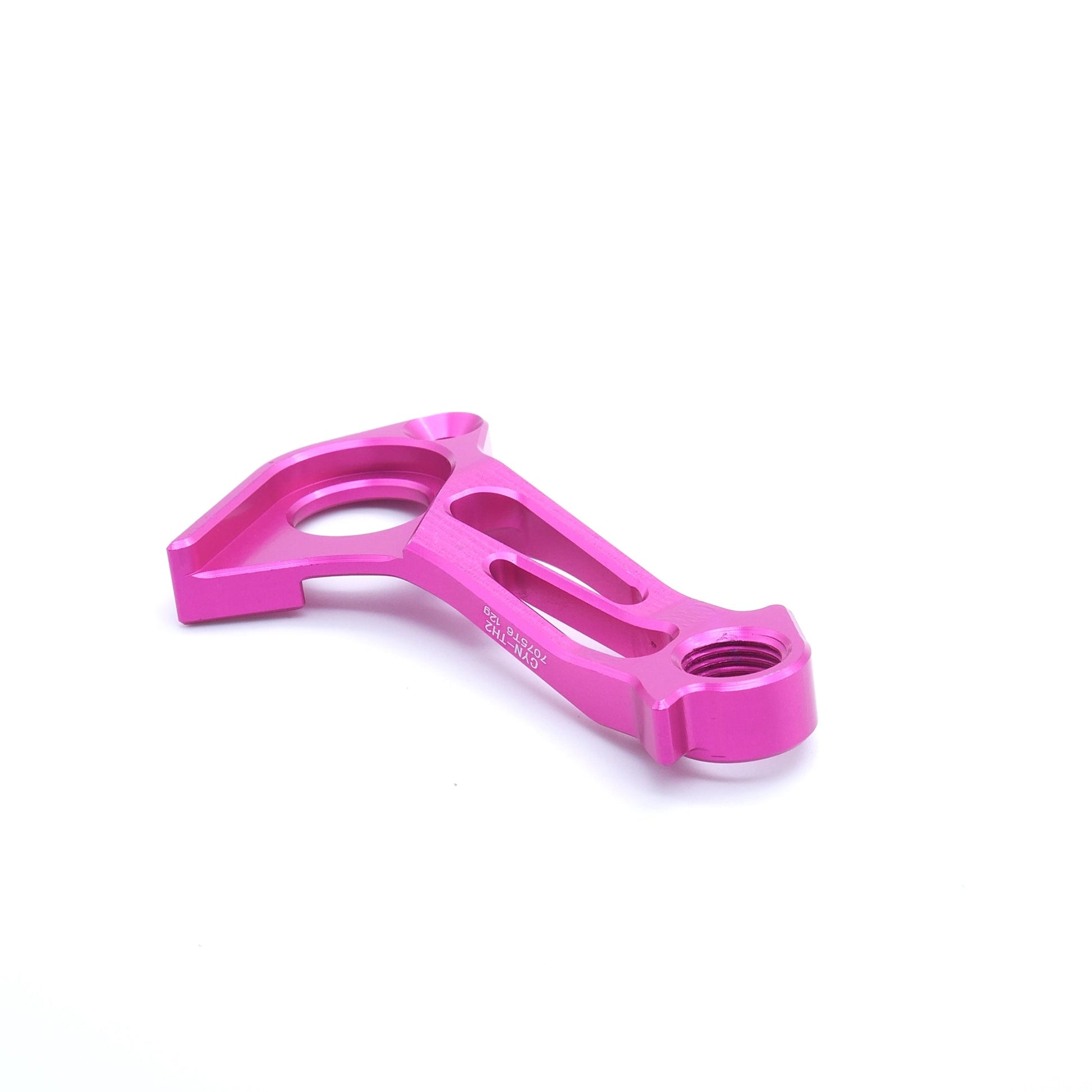 Canyon Grizl derailleur hanger in pink, compatible with Shimano derailleurs