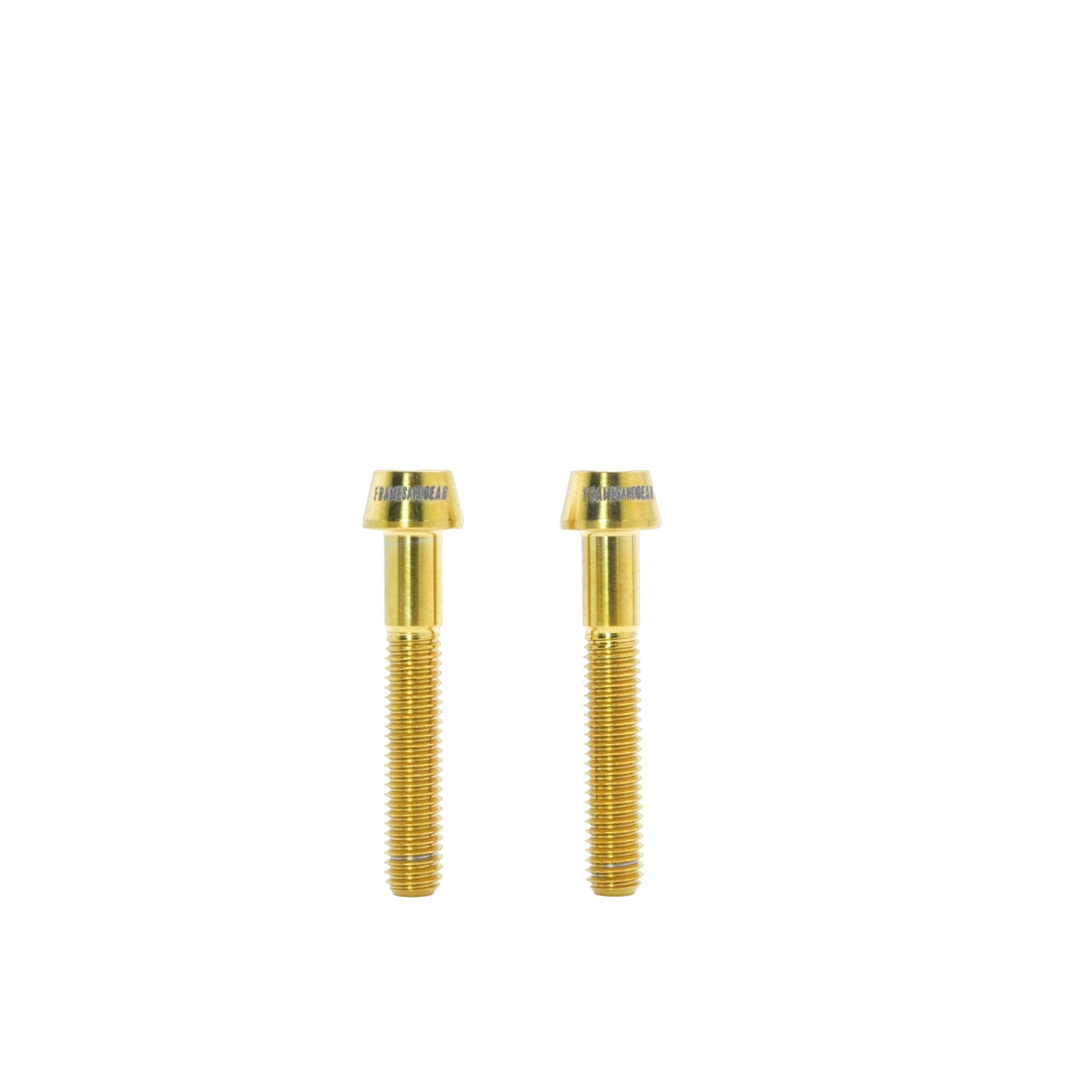 Framesandgear Titanium Computer Mount Bolts M5*30 Gold