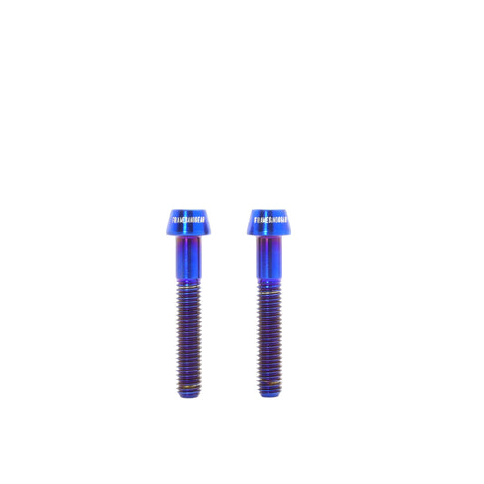 Framesandgear Titanium Computer Mount Bolts M5*30 Blue