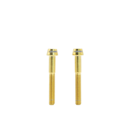 Framesandgear Titanium Computer Mount Bolts M5*35 Gold