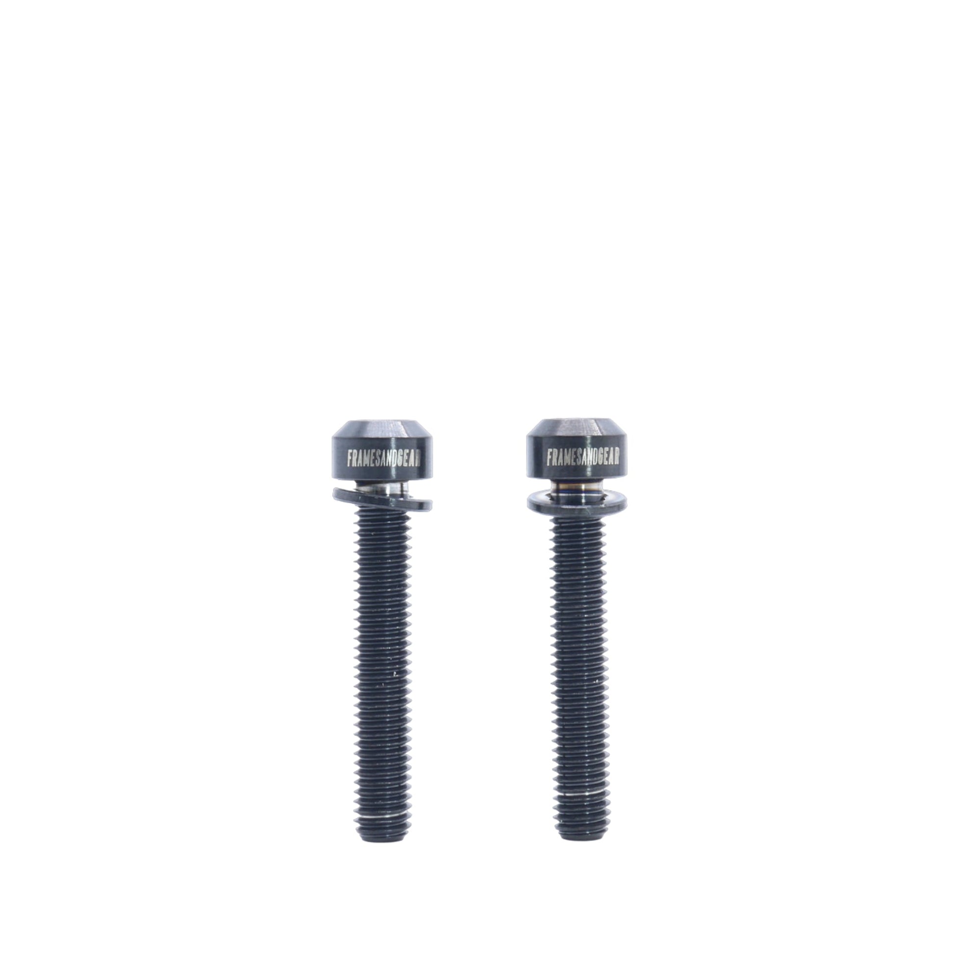 Framesandgear Titanium Computer Mount Bolts M5*30 Black (Cylindrical Head)