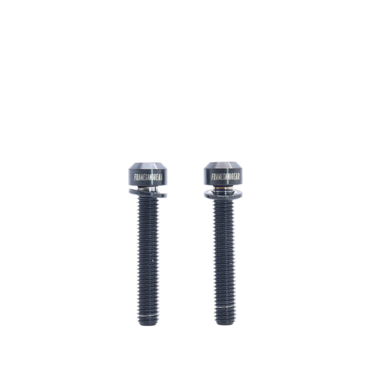 Framesandgear Titanium Computer Mount Bolts M5*30 Black (Cylindrical Head)