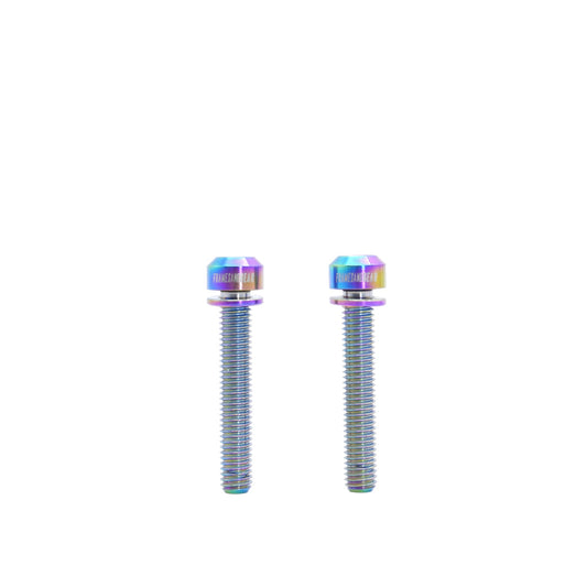 Framesandgear Titanium Computer Mount Bolts M5*30 Rainbow (Cylindrical Head)
