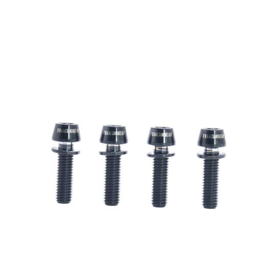 Framesandgear Titanium Computer Mount Bolts M5*18 Black