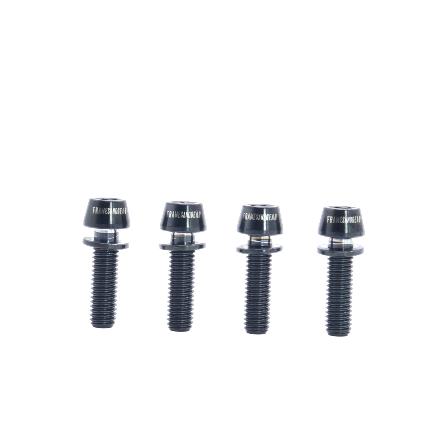 Framesandgear Titanium Computer Mount Bolts M5*18 Black