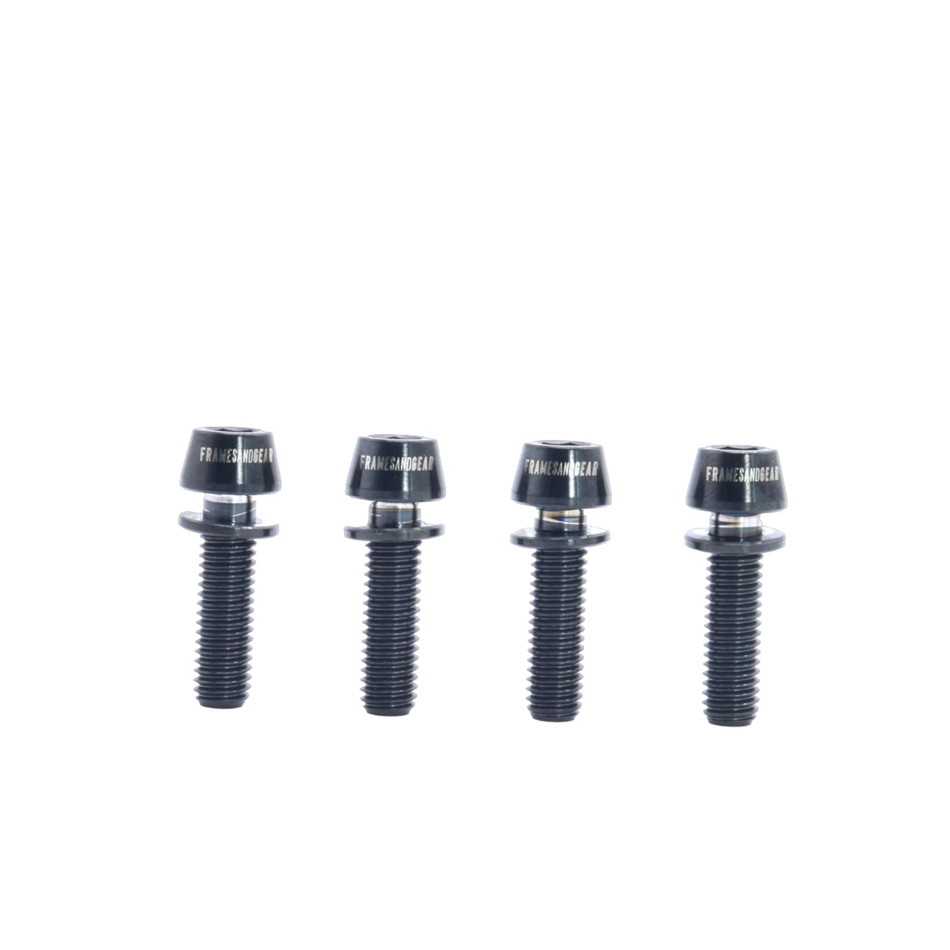 Framesandgear Titanium Computer Mount Bolts M5*18 Black