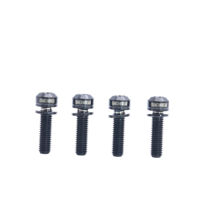 Framesandgear Titanium Computer Mount Bolts M5*18 Black (Cylindrical Head)