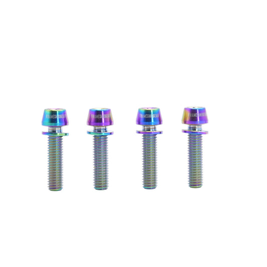 Framesandgear Titanium Computer Mount Bolts M5*20 Rainbow
