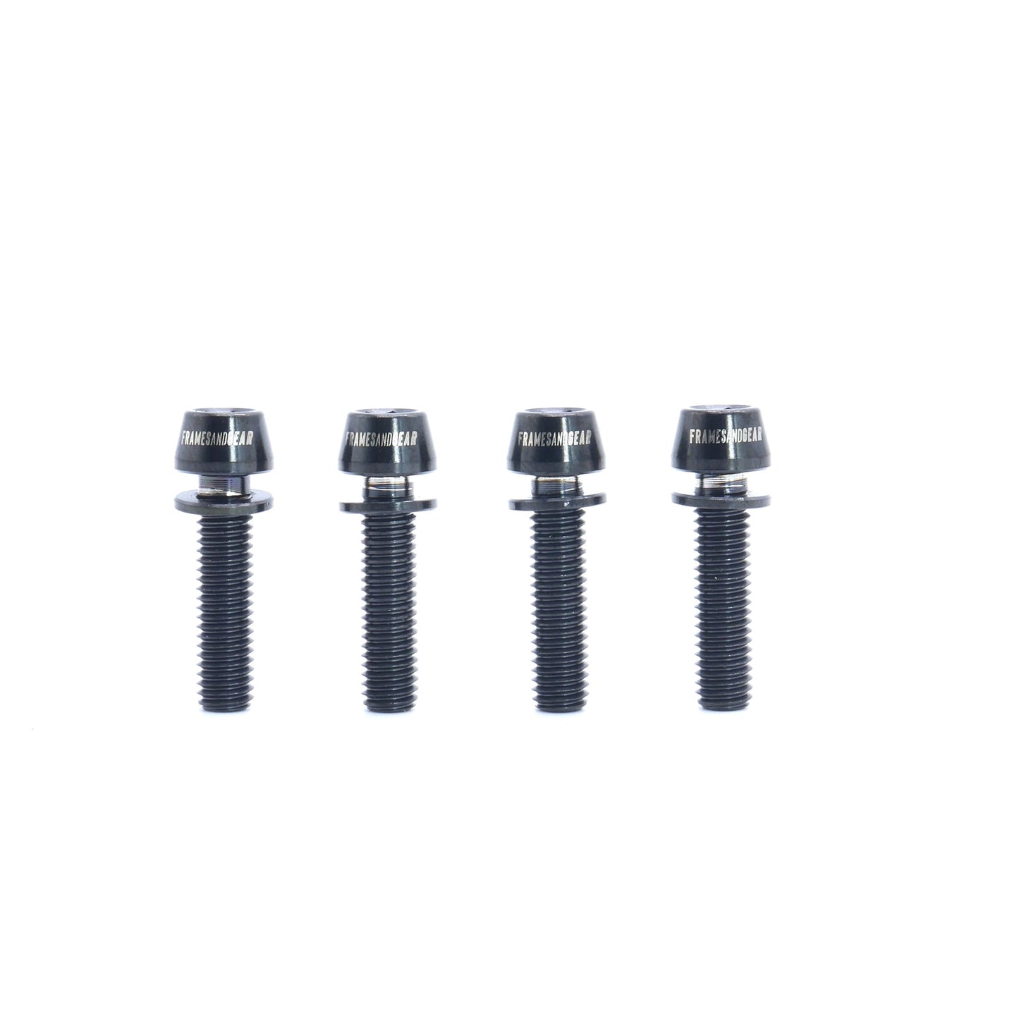 Framesandgear Titanium Computer Mount Bolts M5*20 Black