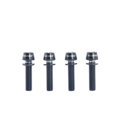 Framesandgear Titanium Computer Mount Bolts M5*20 Black