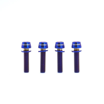 Framesandgear Titanium Computer Mount Bolts M5*20 Blue