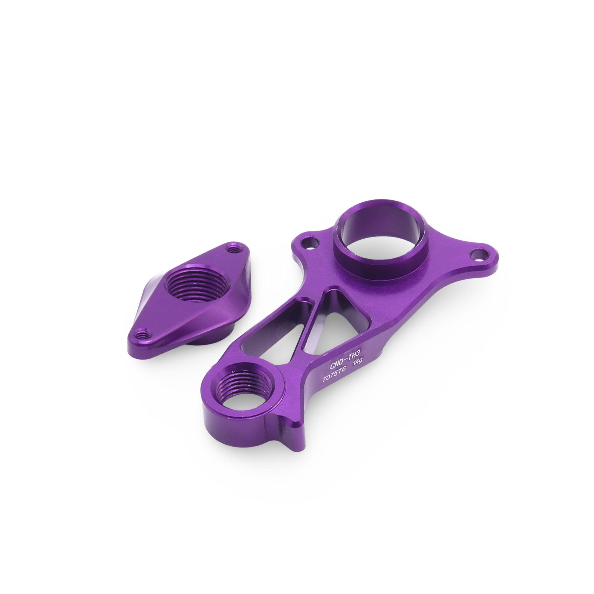 Cannondale SuperSix EVO4 Disc Brake Derailleur Hanger (Purple) installed on Cannondale SuperSix EVO4 bike