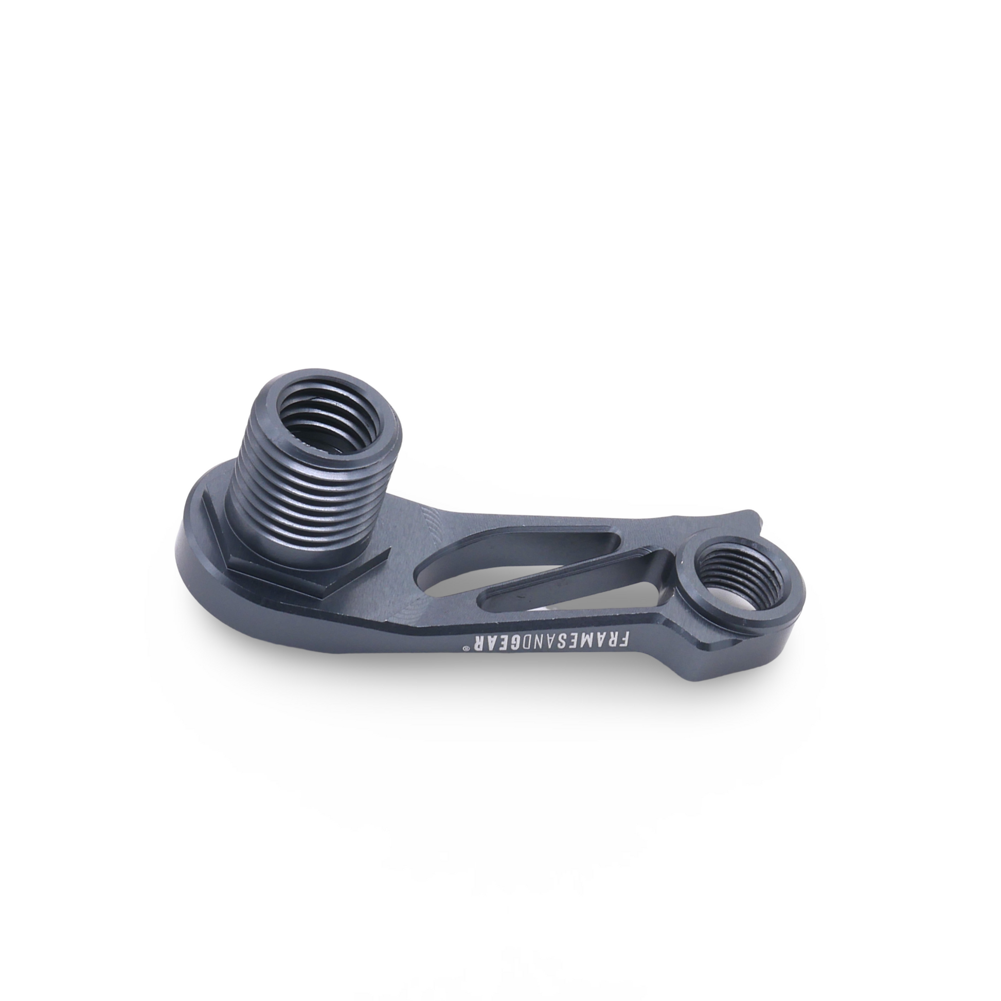 Cervelo disc brake derailleur hanger installed on a Cervelo S5 disc brake bike (Grey), showcasing improved shifting performance.
