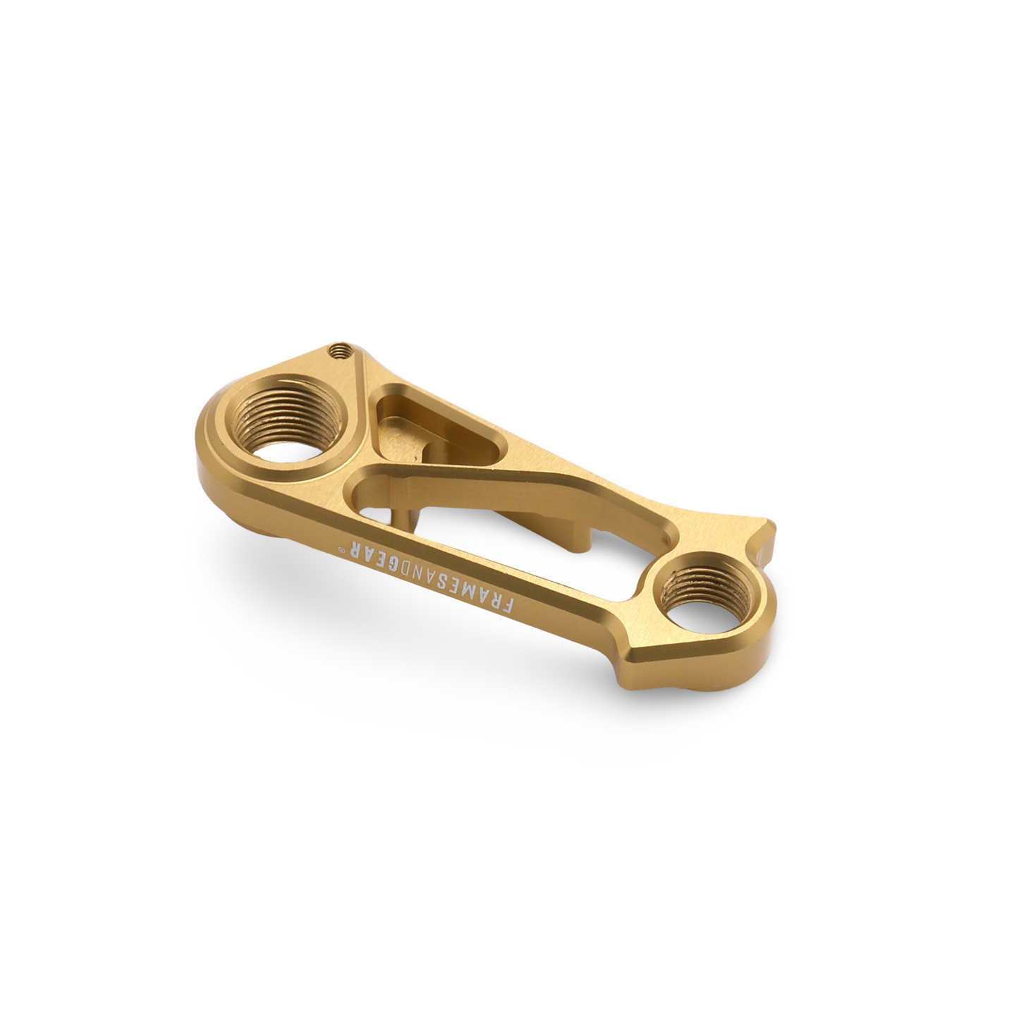 Cannondale Disc Brake Derailleur Hanger (Gold) Installed - Improves Shifting Performance