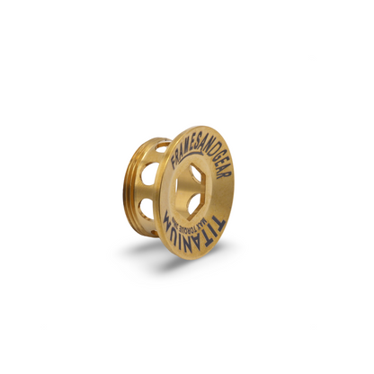 Framesandgear Titanium Crank Arm Cover bolt Gold