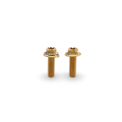 Framesandgear Titanium Disc Brake Caliper Bolts M5*16 Gold