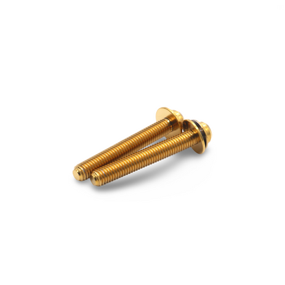 Framesandgear Titanium Disc Brake Caliper Bolts M5*35 Gold