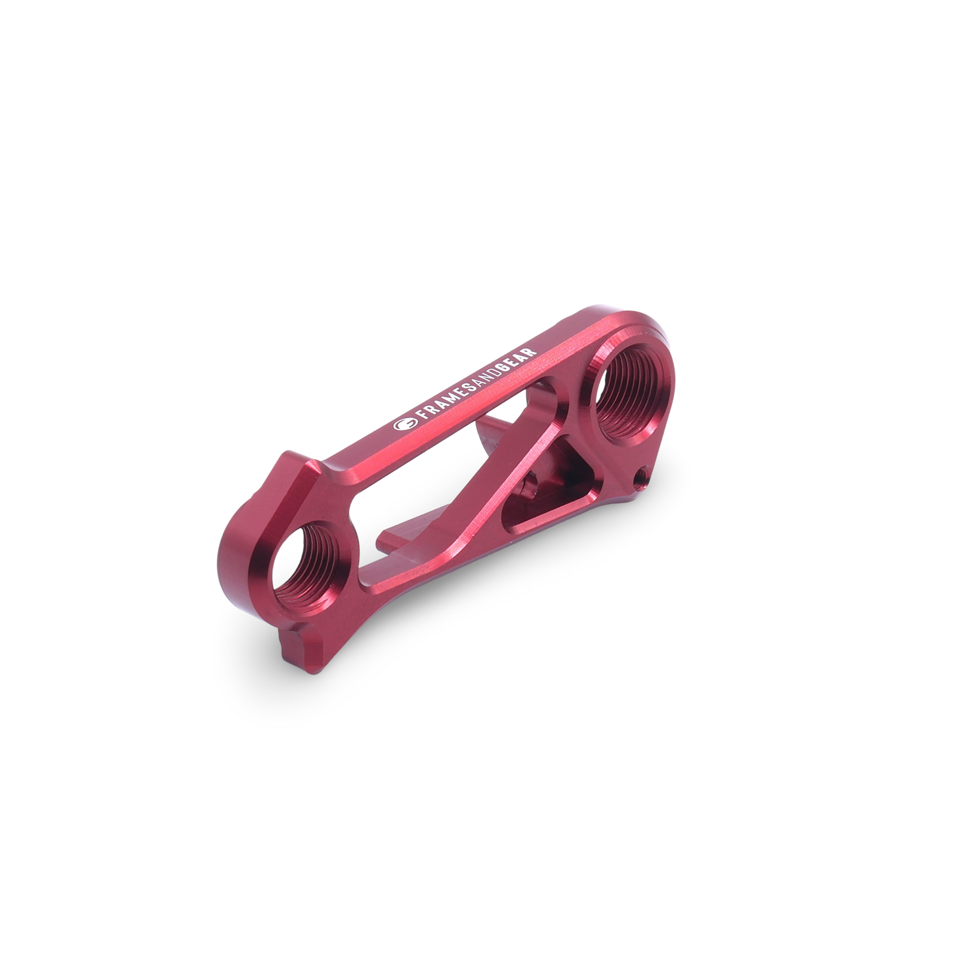 Cannondale Disc Brake Derailleur Hanger (Red) Installed - Improves Shifting Performance