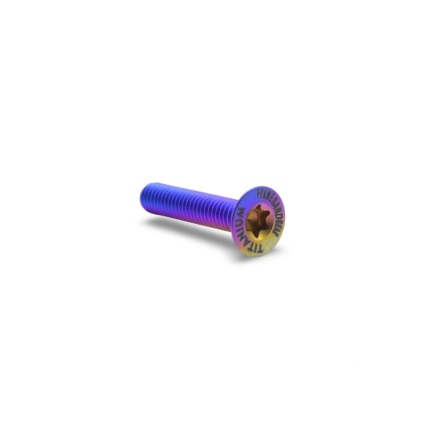 Framesandgear Titanium Top Cap Bolt M6*30 Trout (flat head)