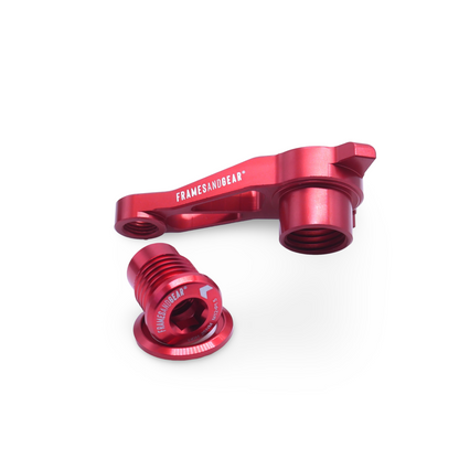 Framesandgear Direct Mount Derailleur Hanger for Rose Shave FFX (UDH) (Shimano) Red