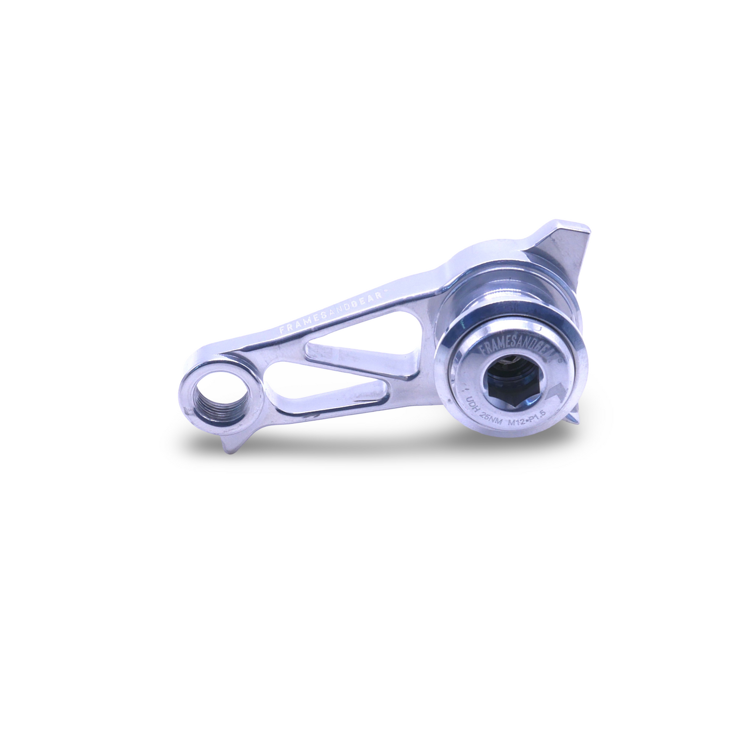 Framesandgear Direct Mount Derailleur Hanger for Trek Madone Gen 8 (Shimano) Hand Polished Silver