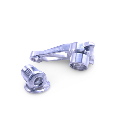 Framesandgear Direct Mount Derailleur Hanger for Trek Madone Gen 8 (Shimano) Hand Polished Silver