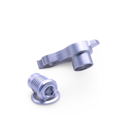 Framesandgear Direct Mount Derailleur Hanger for Colnago TT2 (UDH) (SRAM Shifting and Shimano GRX 827) P1.0 Silver