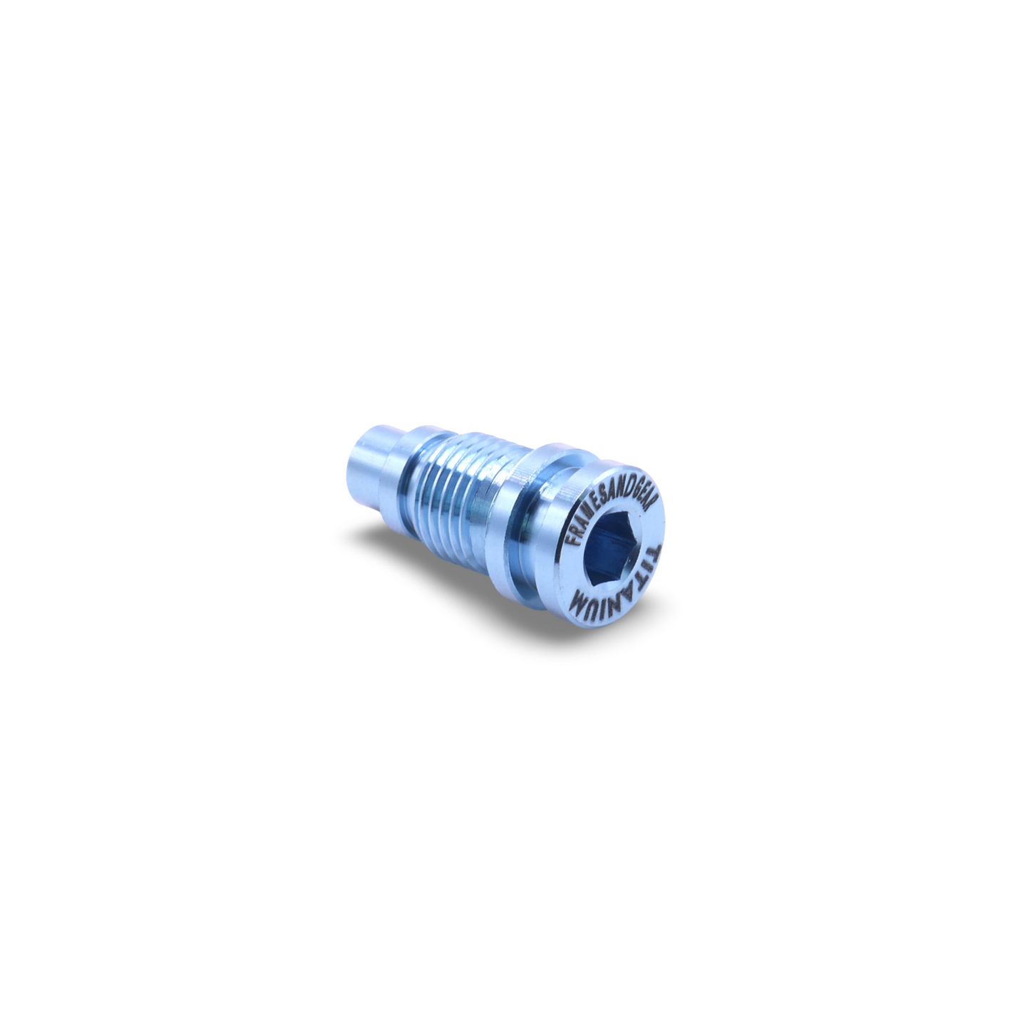 Framesandgear Titanium Derailleur Hanger Bolt for Shimano M7000 & M8000 SLX/ XT Clear Blue