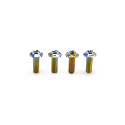 Framesandgear Titanium Bottle Cage Bolts M5*14 Gold Silver